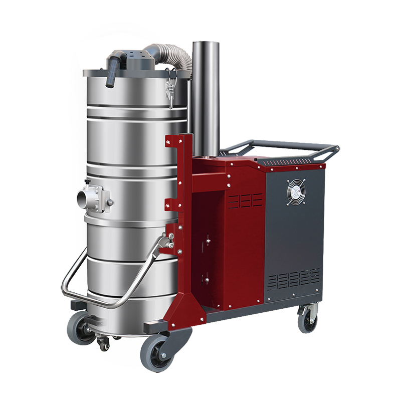 中西坦洁380V 双桶手动反吹工业吸尘器X8系列